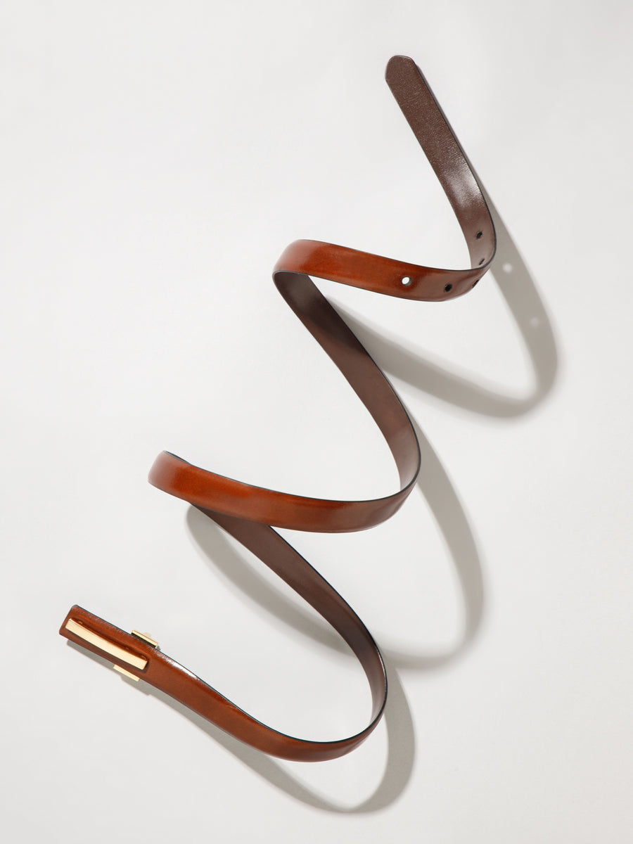 Slim Leather Belt