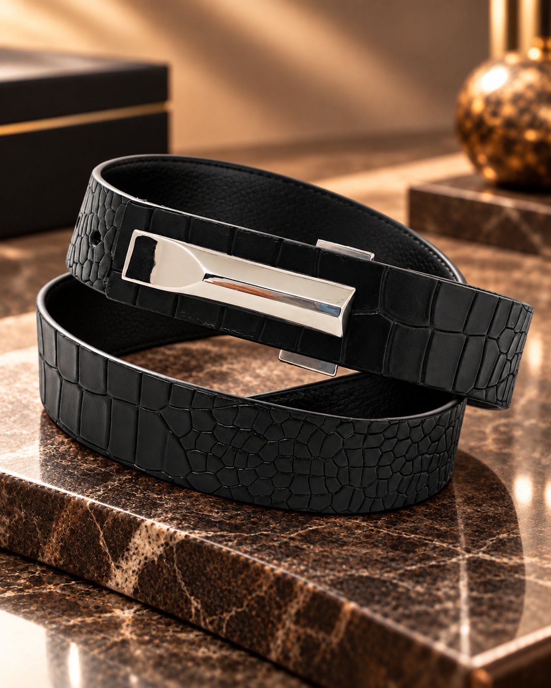 Classic Smooth Casual Leather Belt BS-7019
