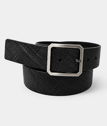 Diamond Crosshatch Embossed Belt