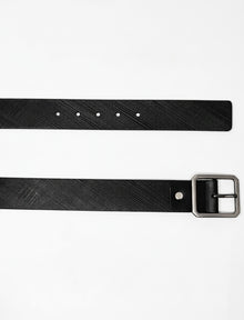 Diamond Crosshatch Embossed Belt