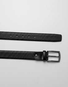 Diamond Crosshatch Embossed Belt