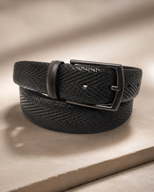Diamond Crosshatch Embossed Belt