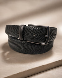 Diamond Crosshatch Embossed Belt