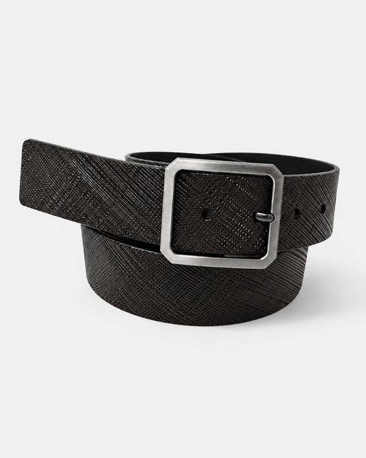 Diamond Crosshatch Embossed Belt