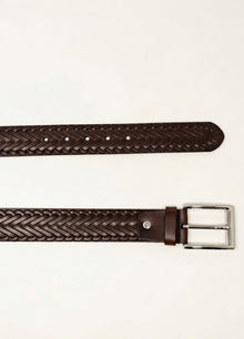 Diamond Crosshatch Embossed Belt