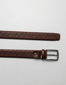 Diamond Crosshatch Embossed Belt