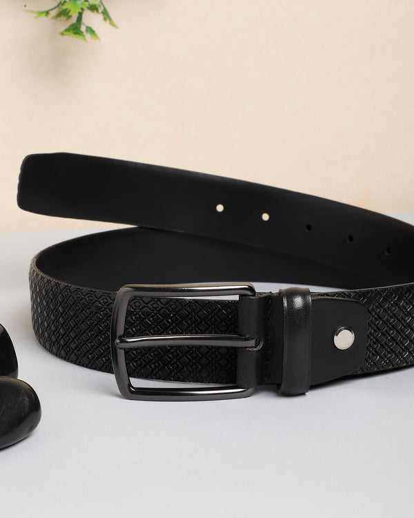 Diamond Crosshatch Embossed Belt