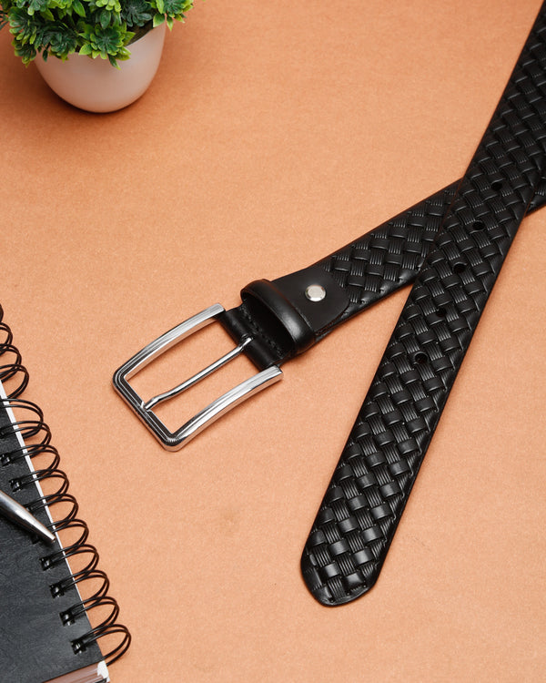 Basket Weave Crafted Leather Belt