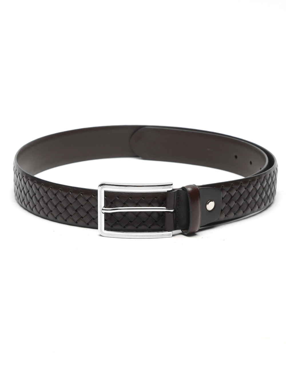 Basket Weave Crafted Leather Belt