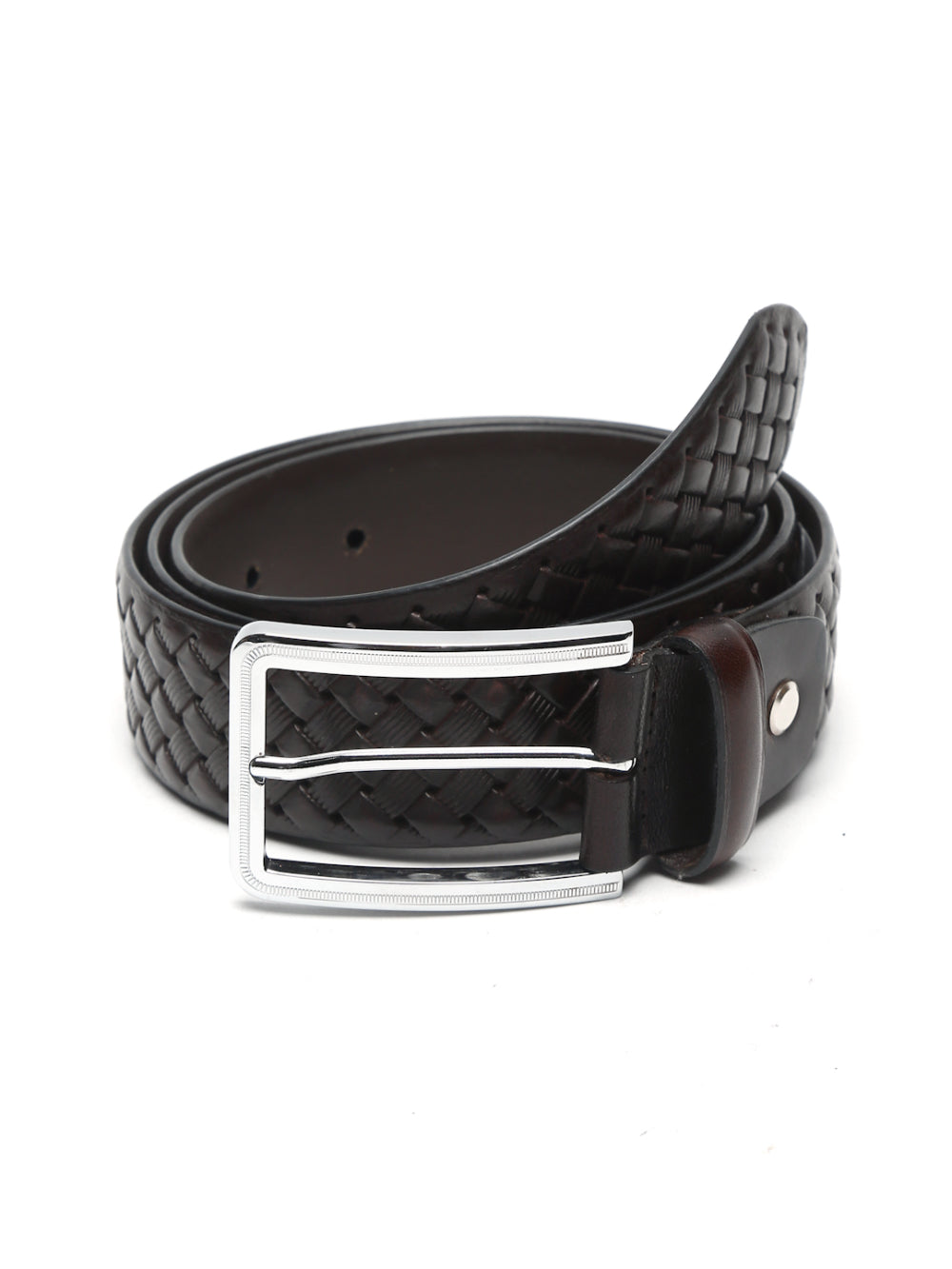 Basket Weave Crafted Leather Belt