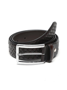Basket Weave Crafted Leather Belt