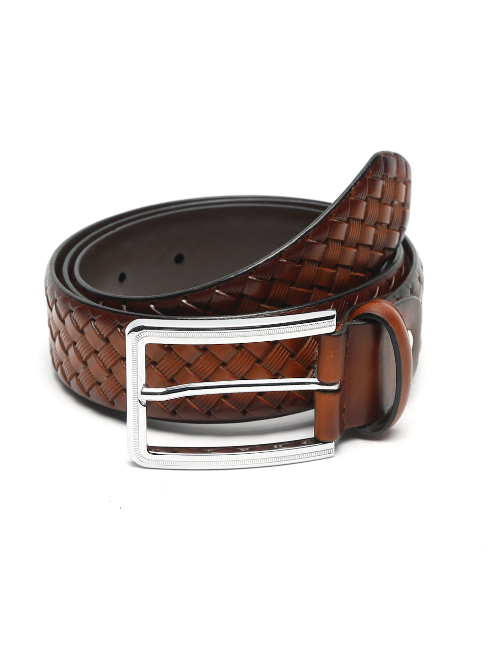 Basket Weave Crafted Leather Belt