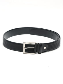 Premium Herringbone Texture Leather Belt
