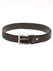 Premium Herringbone Texture Leather Belt