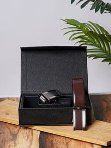 Executive Belt & Buckle Gift Set