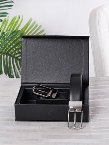 Signature Reversible Belt & Buckle Gift Set