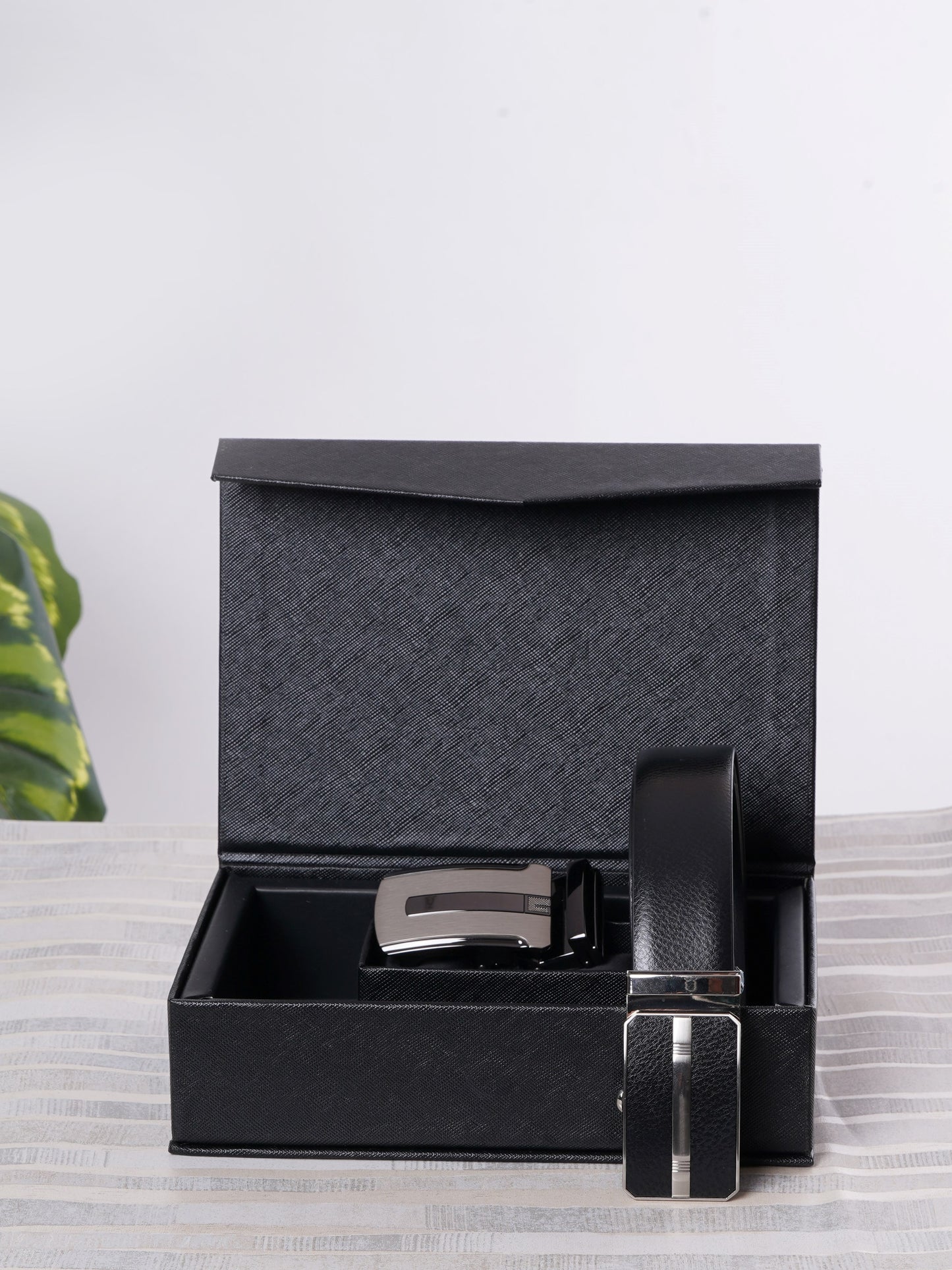 Gift Set Belt & Buckle GBAL-9111 Black