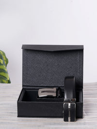 Gift Set Belt & Buckle GBAL-9111 Black
