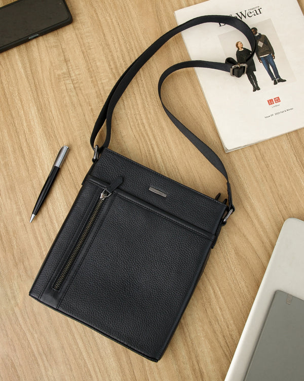 Milled Leather Sling Bag