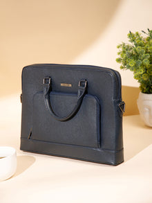 Sleek Leather Laptop Bag