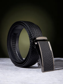 Plus Size Refined Autolock Leather Belt
