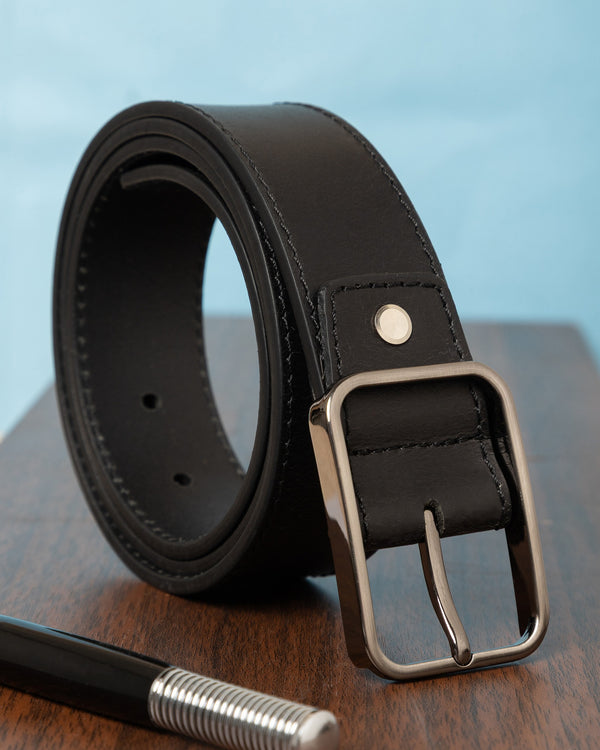 Textured Casual Leather Belt