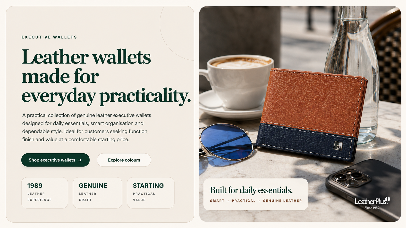 Executive Leather Wallet