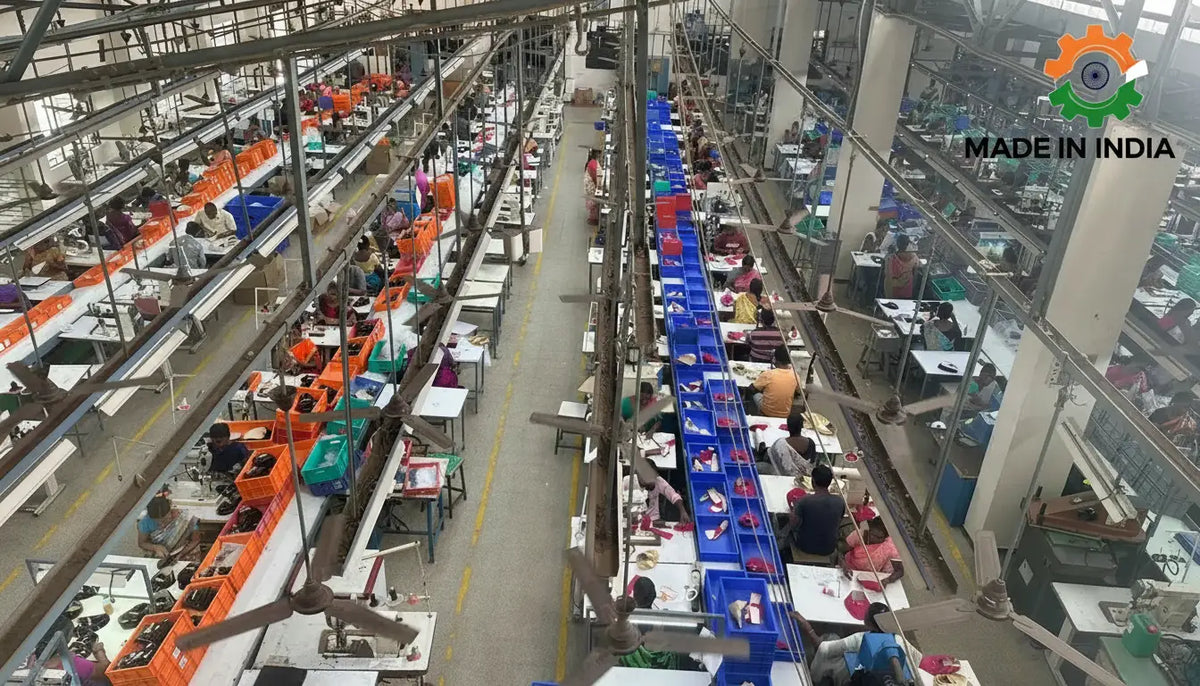 Leather Plus in-house manufacturing unit in India