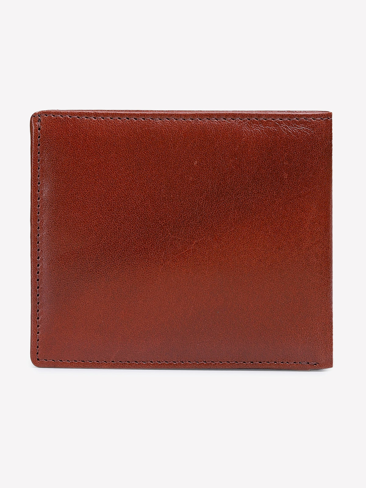 Ornate-Texture Leather Wallet