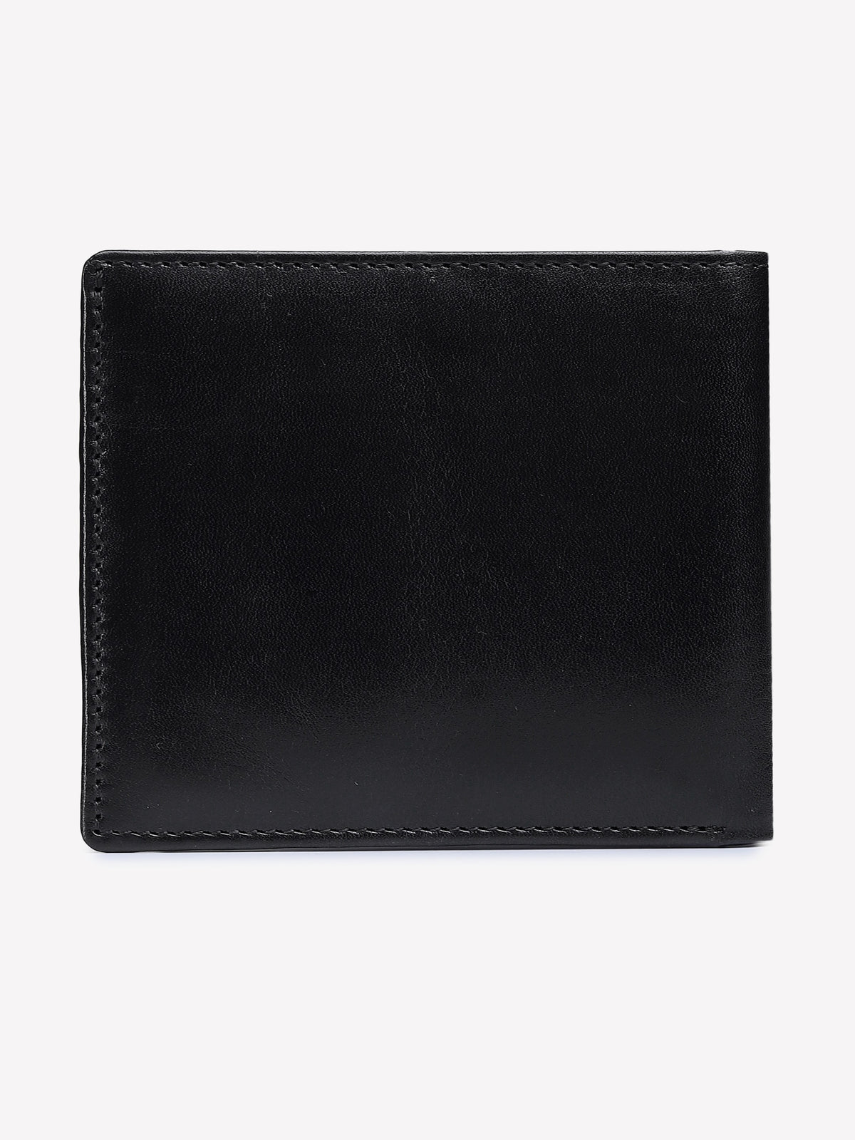 Ornate-Texture Leather Wallet