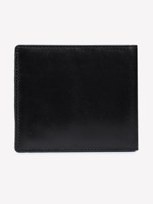 Ornate-Texture Leather Wallet