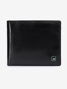 Ornate-Texture Leather Wallet