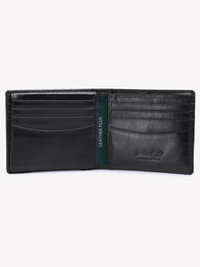 Ornate-Texture Leather Wallet