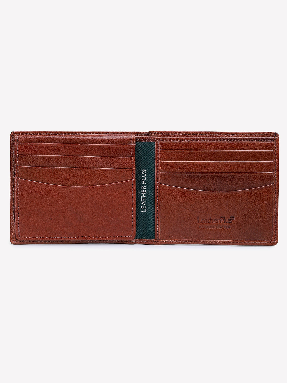 Ornate-Texture Leather Wallet