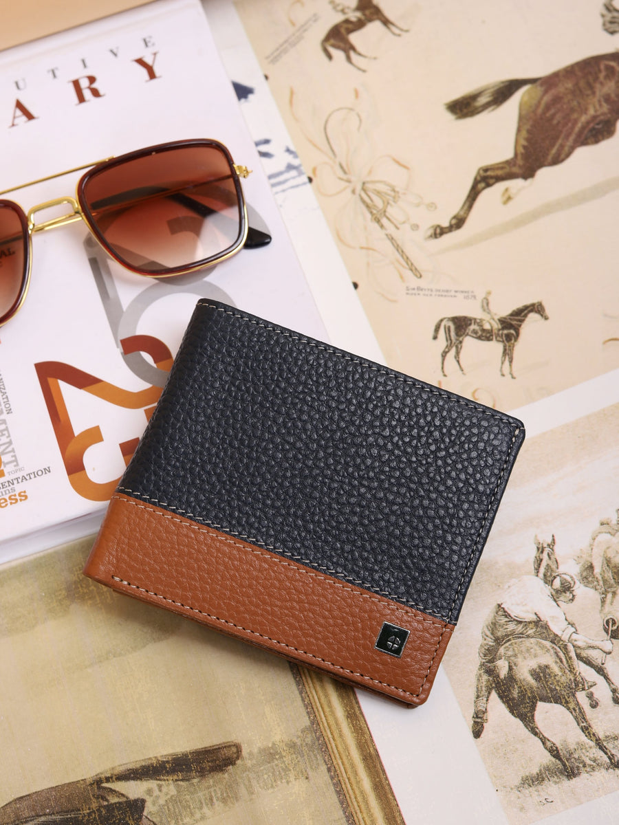 Two-Tone Executive Leather Wallet