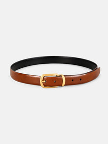 Elegant Reversible Leather Belt