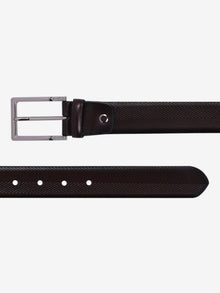 Herringbone Formal Leather Belt