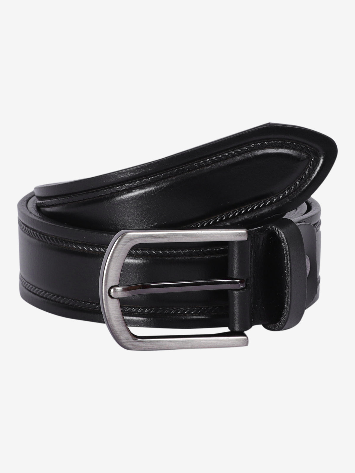 Center Groove Formal Leather Men