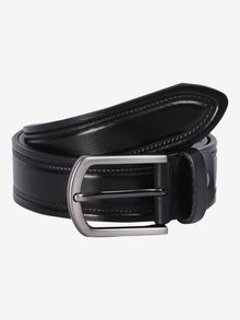 Center Groove Formal Leather Men
