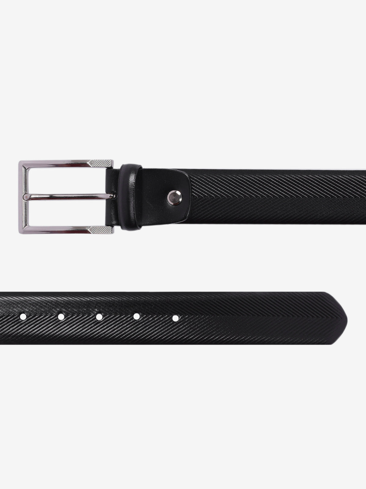 Herringbone Formal Leather Belt