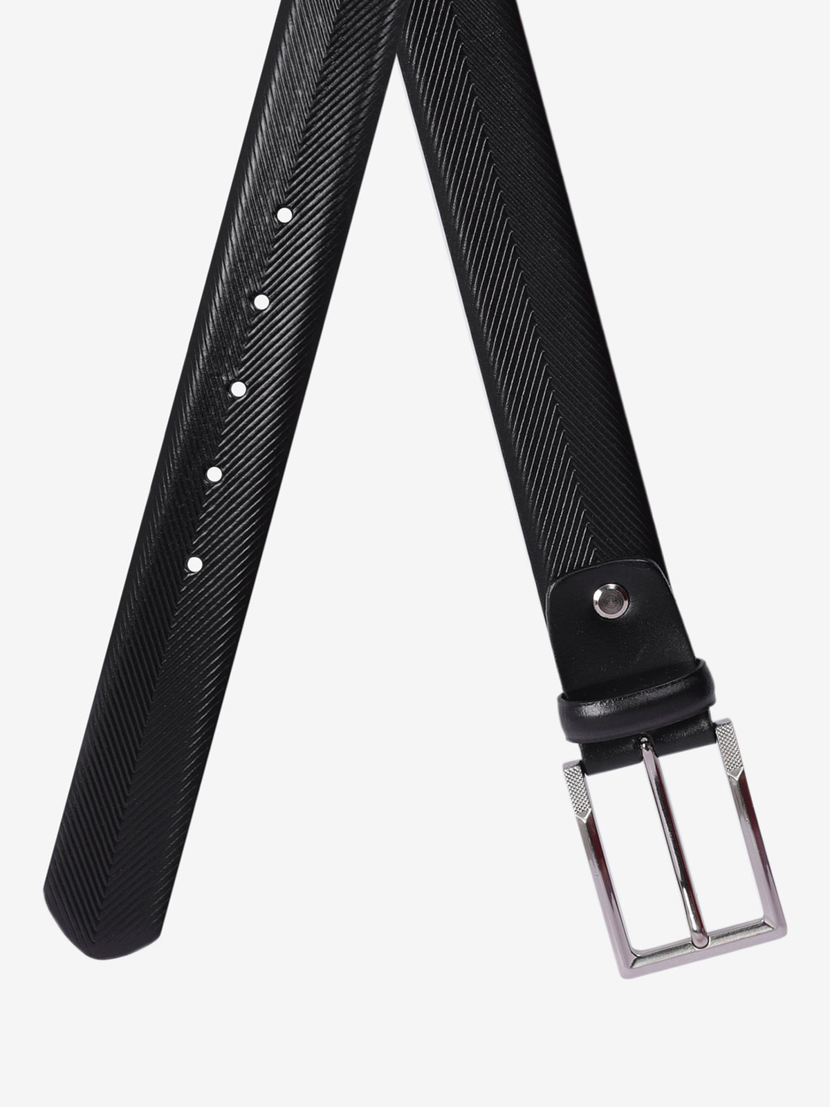 Herringbone Formal Leather Belt