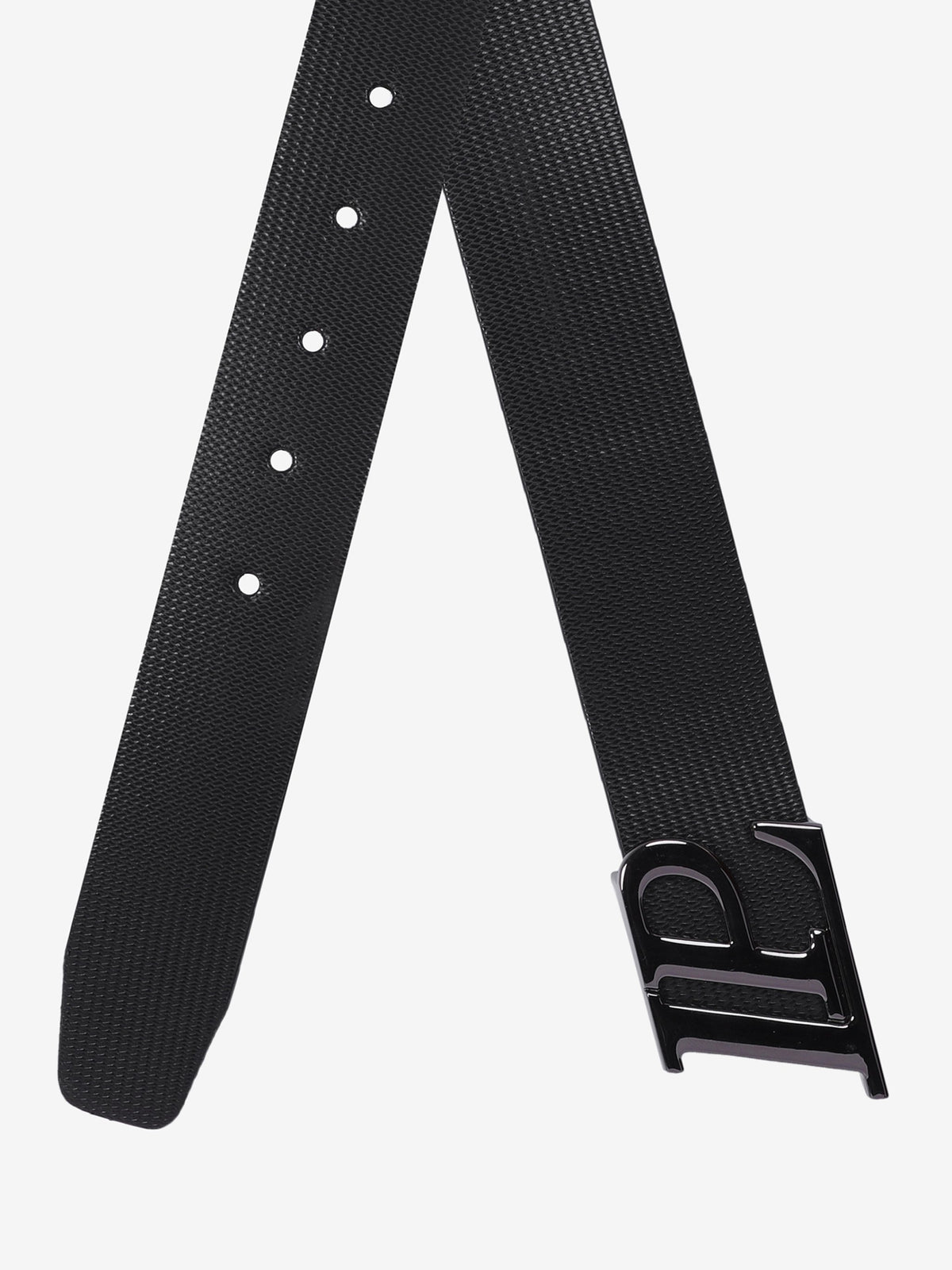 Micro Dot Embossed Casual  Leather Belt