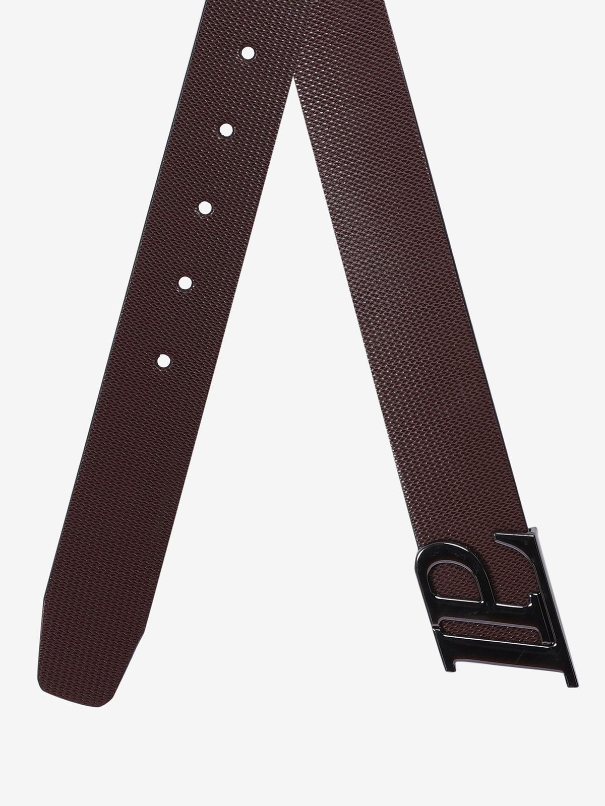 Micro Dot Embossed Casual  Leather Belt