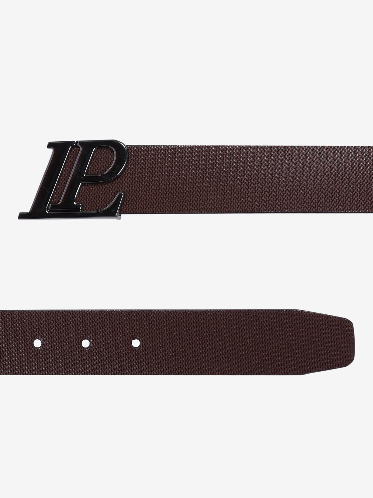Micro Dot Embossed Casual  Leather Belt