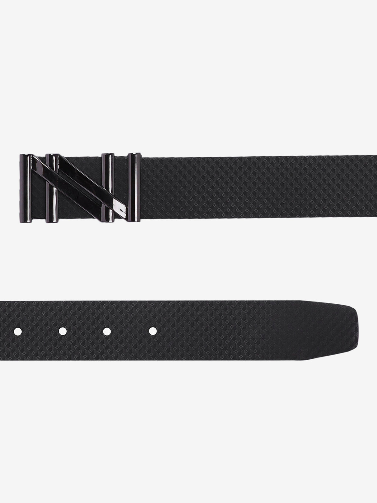 Diamond Texture Casual Leather Belt