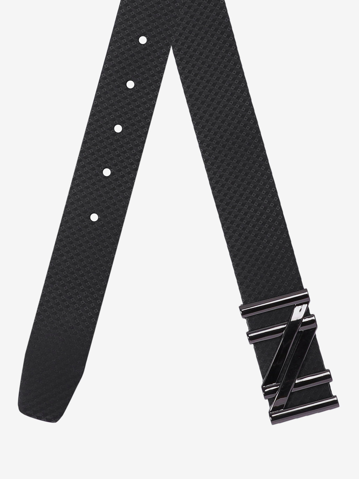 Diamond Texture Casual Leather Belt