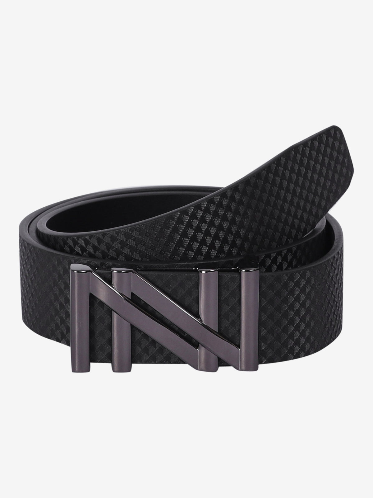 Diamond Texture Casual Leather Belt