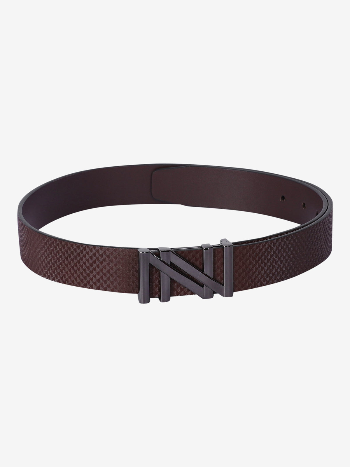 Diamond Texture Casual Leather Belt