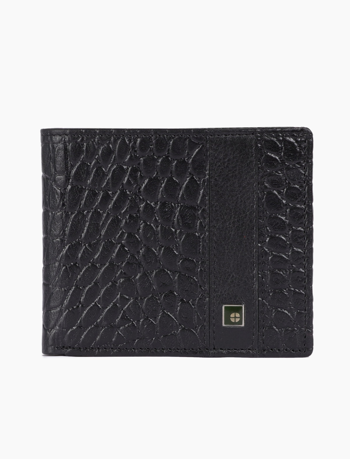 Croc-Embossed Belt & Wallet Gift Set