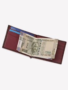 Croc-Embossed Leather Wallet